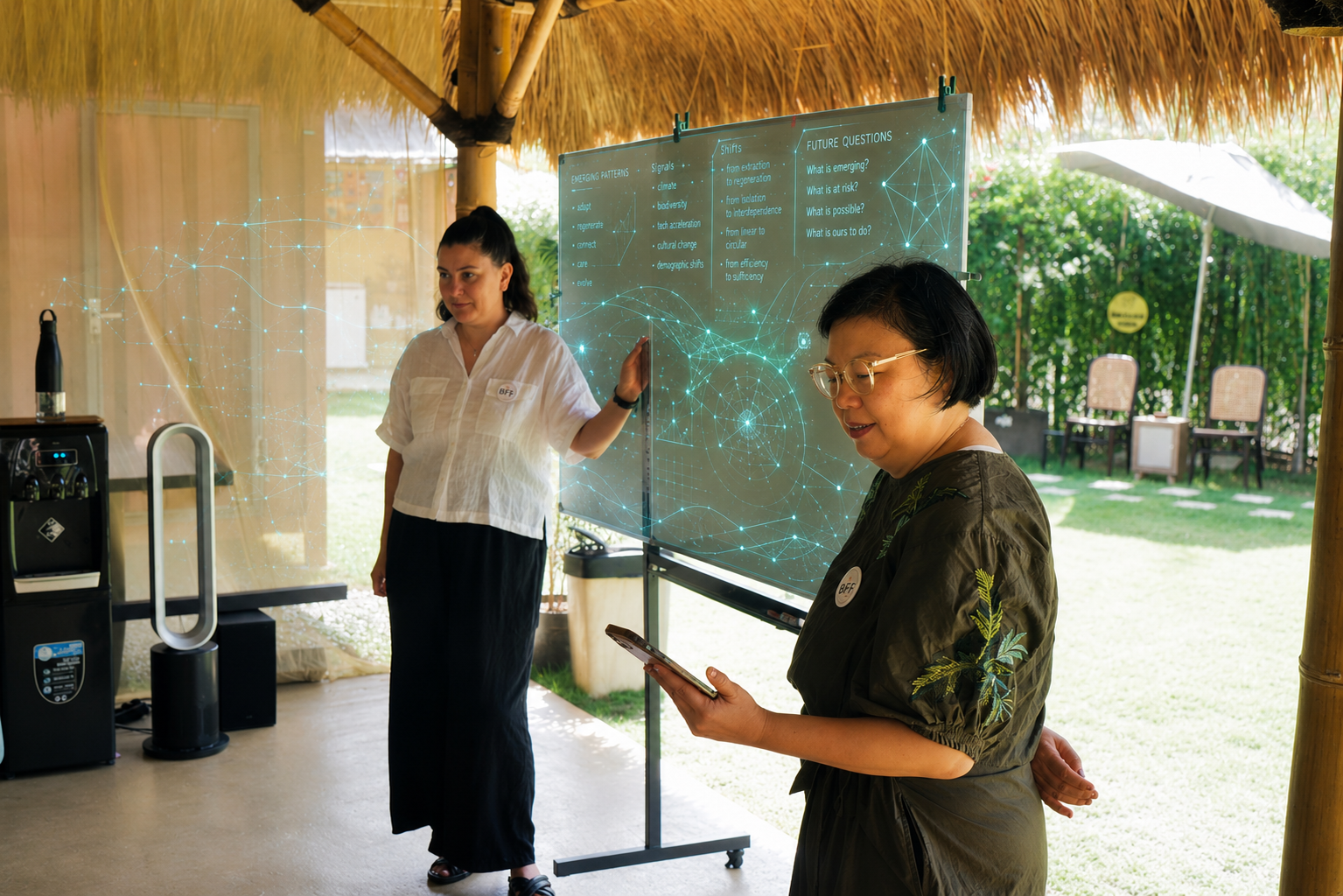 Bali Futures Forum moderators opening the day
